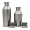 Titanium Sports Bottle with Lid for Camping Cycling